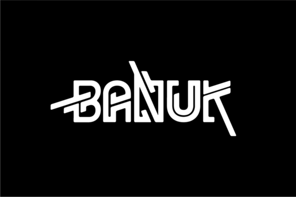 Banuk: The Slanted, Rounded Techno Font for Modern Designers