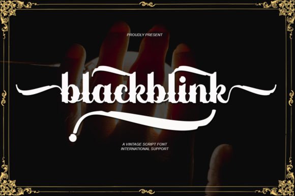 Blackblink: A Vintage Calligraphy Typeface for Elegant Design