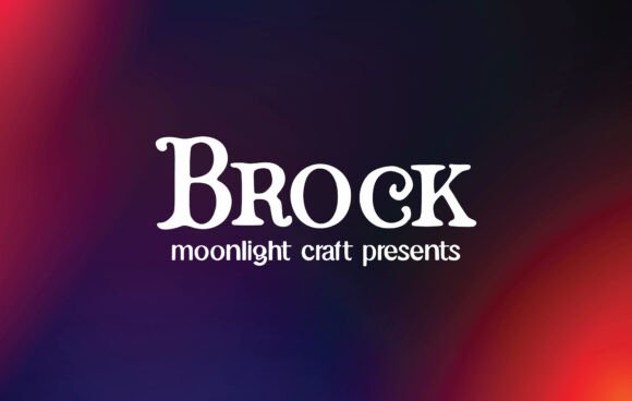 Brock: A Serif Font That Marries Vintage Flair with Modern Charisma