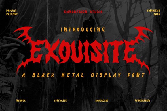 Command Attention with Exouisite: A Font Drenched in Dark Energy