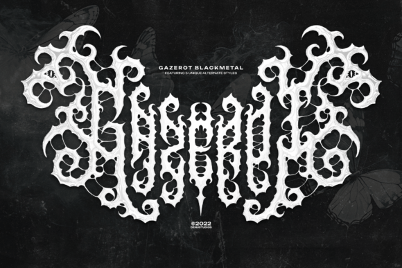 Gazerot: A Typeface Forged in Darkness