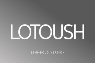 Lotoush Semi-Bold: The Smooth Sans Serif for Modern Brands
