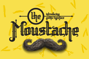 Moustache: A Vintage Gothic Typeface for Timeless Branding