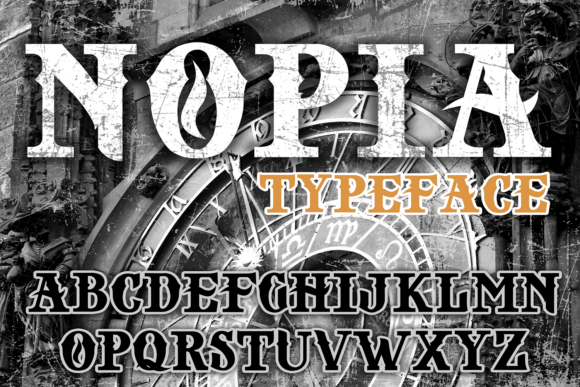 Nopia: The Slab Serif with Rugged Vintage Charm