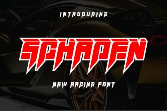 Schaden: The High-Octane Racing Font for Bold Projects