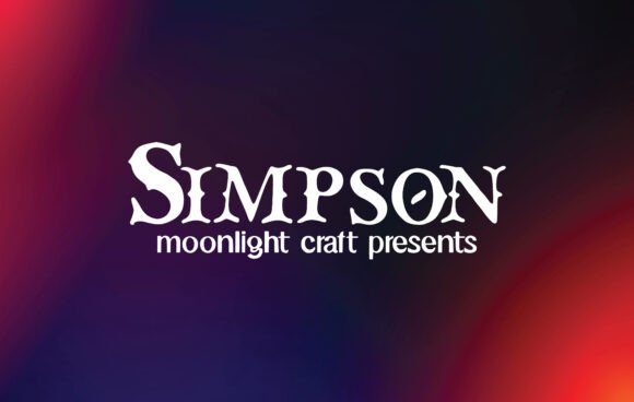 Simpson: The Creative Font for Bold Branding