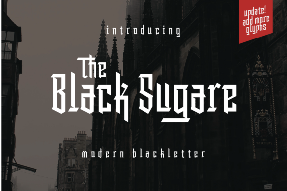 The Black Sugare: Uniting Gothic Tradition with Modern Geometric Flair