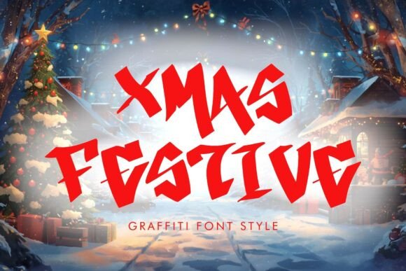 Xmas Festive: Street Art Energy for Holiday Designs